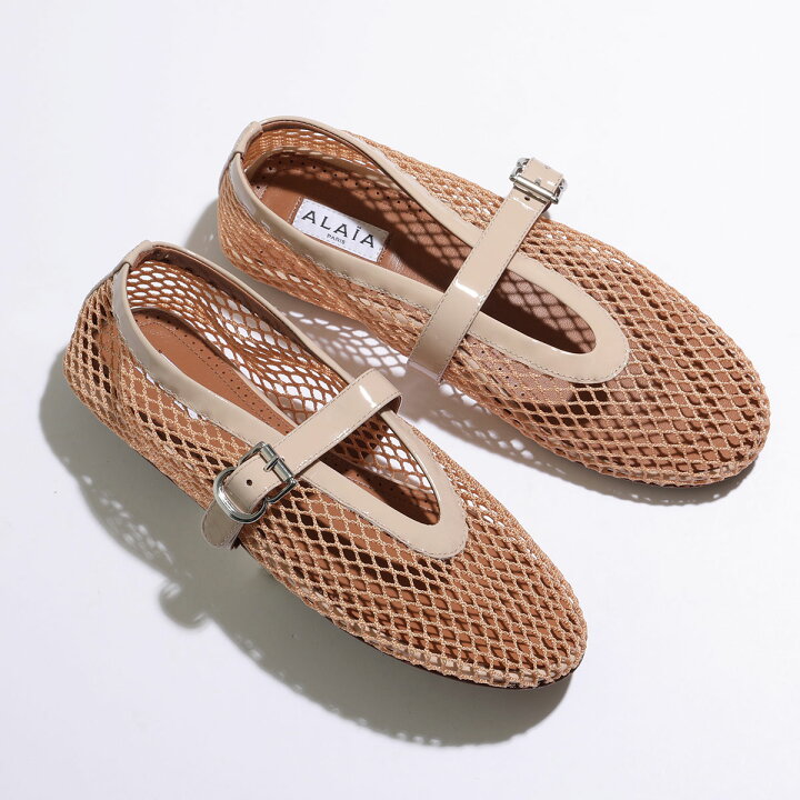 楽天市場】ALAIA アライア バレエシューズ BALLERINA STRAP 