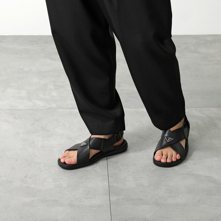 楽天市場】PRADA プラダ クリスクロスサンダル 2X3121 3LEM メンズ 