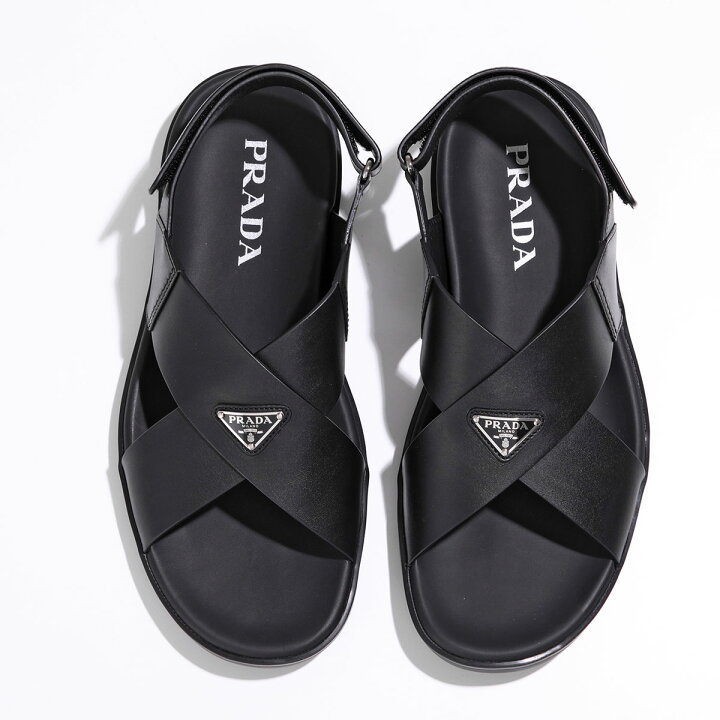 楽天市場】PRADA プラダ クリスクロスサンダル 2X3121 3LEM メンズ 
