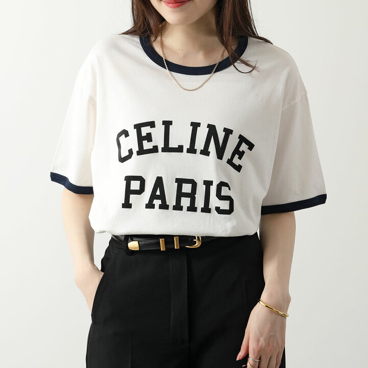 楽天市場】CELINE セリーヌ Tシャツ 2X45M671Q.01NB レディース 半袖  