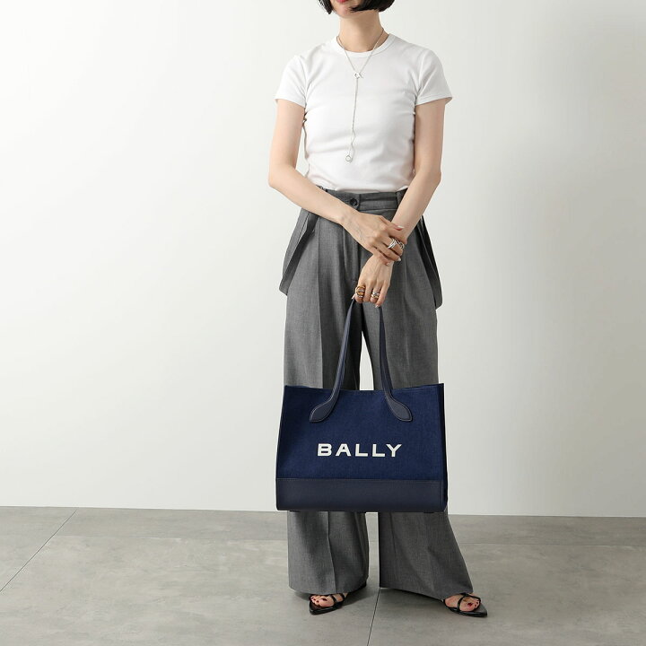 楽天市場】BALLY バリー トートバッグ BAR KEEP ON EW WAE02X CV034 