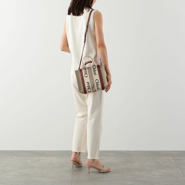 楽天市場】Chloe クロエ トートバッグ WOODY SMALL ウッディ スモール 