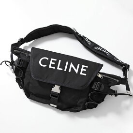 CELINE セリーヌ ボディバッグ Small Belt Bag 116362DMT.38SI メンズ スモール ベルト バッグ ロゴ ナイロン クロスボディ 鞄 Black