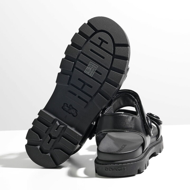 楽天市場】COACH コーチ サンダル BRYNN LTH SANDAL CS094 レディース 
