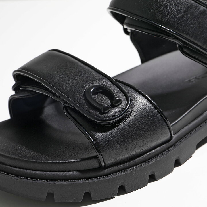 楽天市場】COACH コーチ サンダル BRYNN LTH SANDAL CS094 レディース 