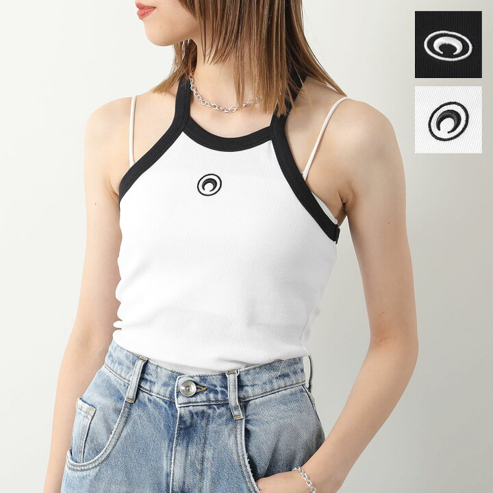 楽天市場】 Marine Serre マリーン セル タンクトップ Organic Cotton  