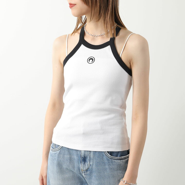 楽天市場】Marine Serre マリーン セル タンクトップ Organic Cotton 
