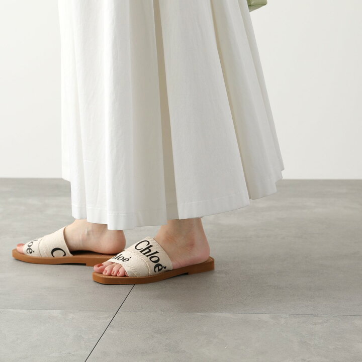 楽天市場】 Chloe クロエ サンダル WOODY ウッディ CHC22U188Z3  