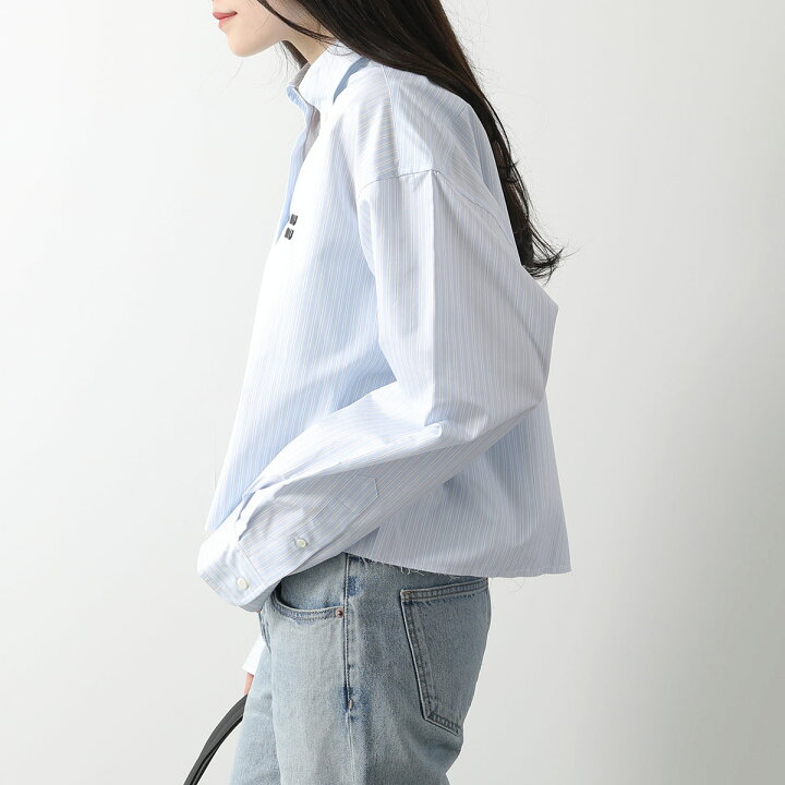 楽天市場】MIUMIU ミュウミュウ シャツ MK1659 14BC レディース 長袖 