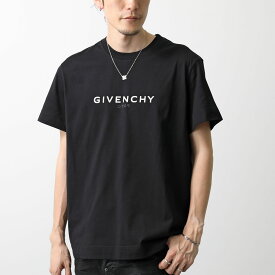GIVENCHY ジバンシィ 半袖 Tシャツ BW707Z3Z5W メンズ 4gリバース クルーネック カットソー ロゴT コットン オーバーサイズ 001/BLACK