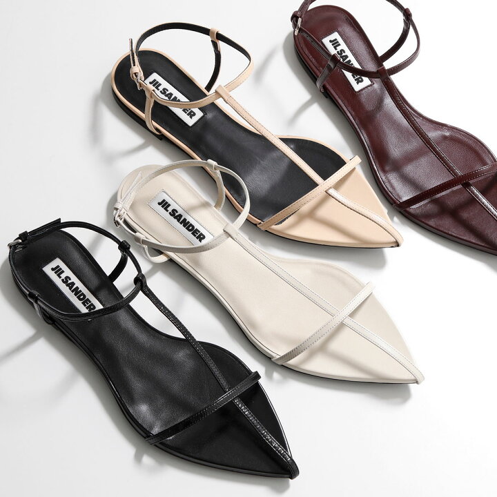楽天市場】JIL SANDER ジルサンダー フラットサンダル J15WP0081 P6521  