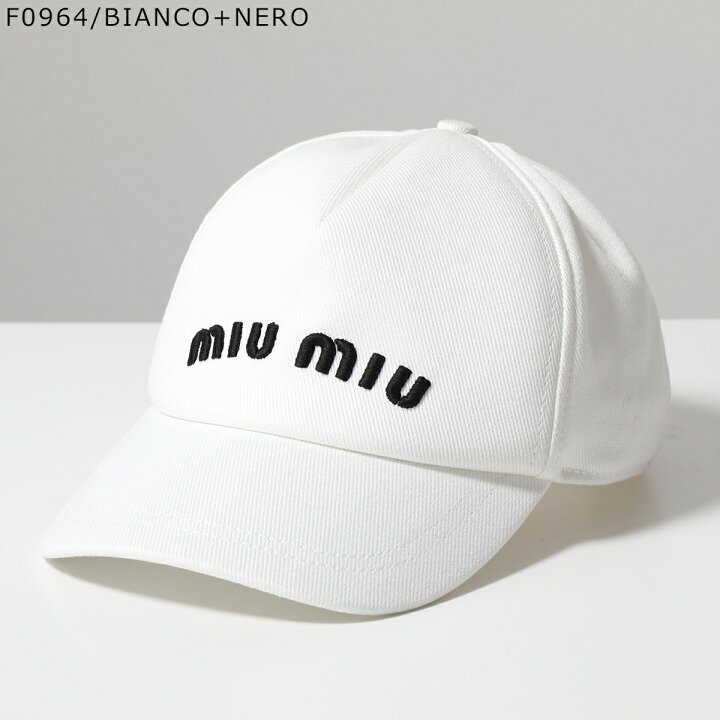 楽天市場】MIUMIU ミュウミュウ ベースボールキャップ 5HC179 2DXI  