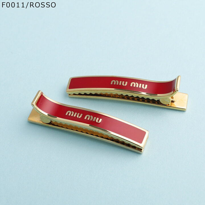 楽天市場】MIUMIU ミュウミュウ ヘアクリップ 5JF136 2F6T レディース 