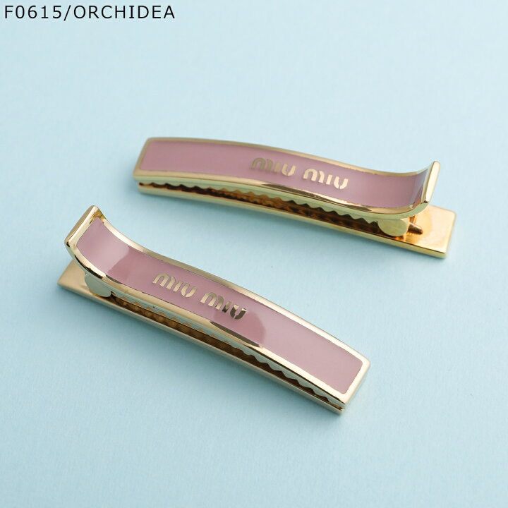 楽天市場】MIUMIU ミュウミュウ ヘアクリップ 5JF136 2F6T レディース 