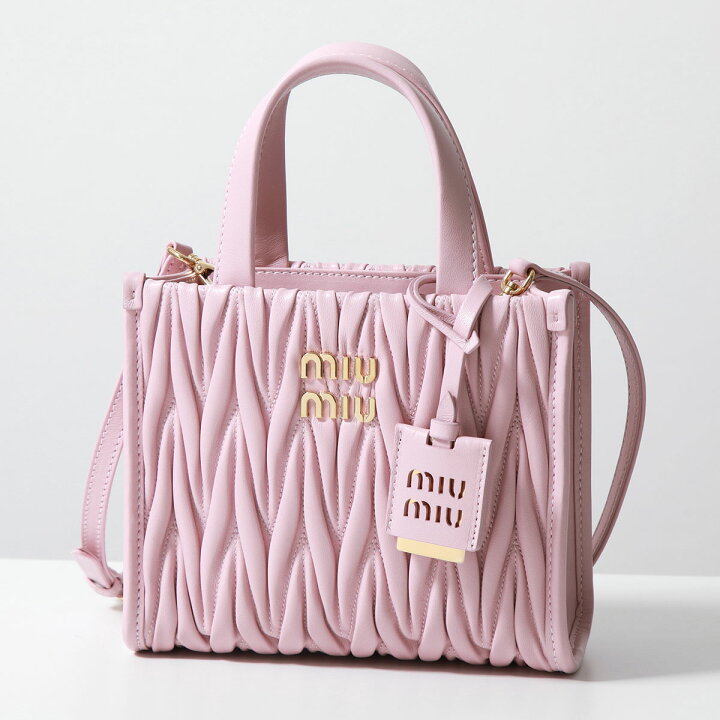 楽天市場】MIUMIU ミュウミュウ ハンドバッグ MATELASSE マテラッセ  