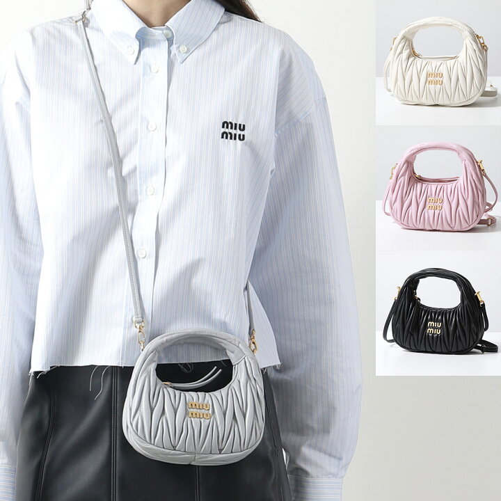 楽天市場】MIUMIU ミュウミュウ ショルダーバッグ ワンダー MATELASSE 