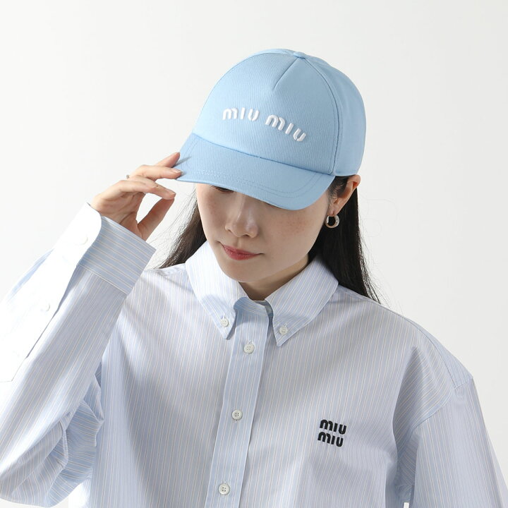 楽天市場】【カラー限定特価】MIUMIU ミュウミュウ ベースボール 