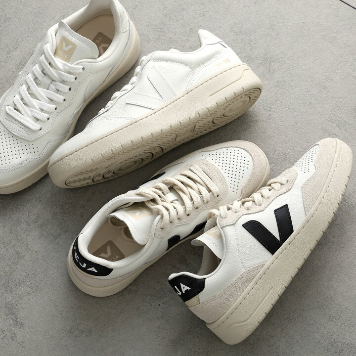 楽天市場】VEJA ヴェジャ スニーカー V-90 LEATHER レディース 