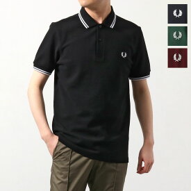 【6/5限定！2人に1人が当選！エントリーで最大100％ポイントバック】FRED PERRY フレッドペリー ポロシャツ TWIN TIPPED FRED PERRY SHIRT M3600 メンズ 半袖 鹿の子 アイコン刺繍 カラー4色