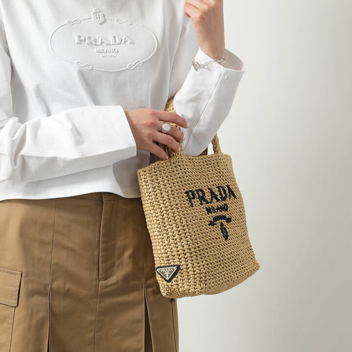 楽天市場】PRADA プラダ かごバッグ 1BG422 2C2T OOL レディース  