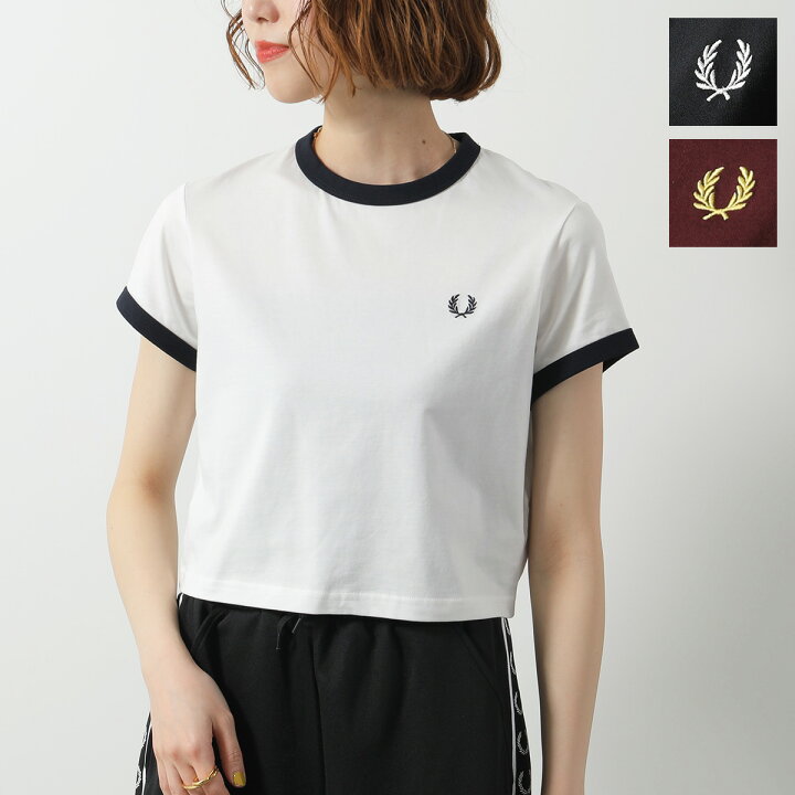 楽天市場】FRED PERRY フレッドペリー Tシャツ CROPPED RINGER T-SHIRT  
