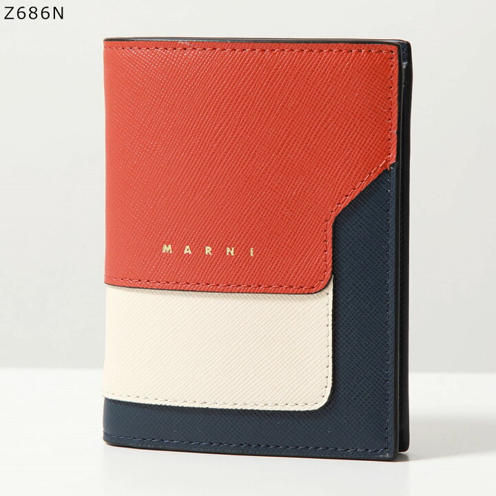 楽天市場】MARNI マルニ 二つ折り財布 PFMOQ14U13 LV520 レディース  