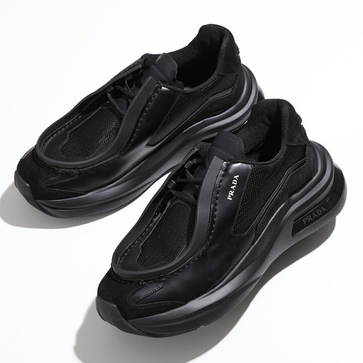 楽天市場】PRADA プラダ スニーカー 2EG424 3C37 メンズ 軽量ソール  