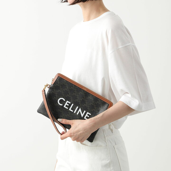 楽天市場】 CELINE セリーヌ クラッチバッグ 10J502FES.04LU 10J502BZQ 