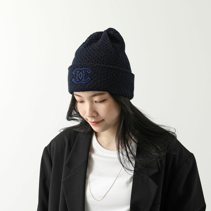 楽天市場】CHANEL シャネル ニット帽 AAA142 B16966 レディース  