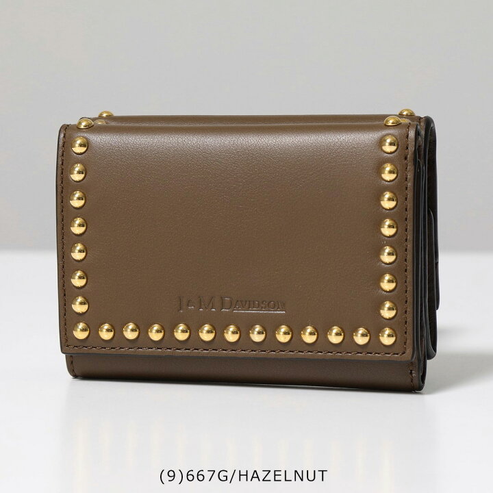 楽天市場】J&M DAVIDSON 三つ折り財布 FOLD WALLET WITH STUDS SFLW  
