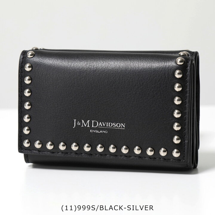 楽天市場】J&M DAVIDSON 三つ折り財布 FOLD WALLET WITH STUDS SFLW 