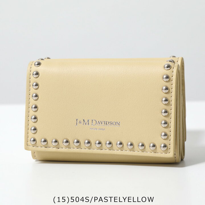 楽天市場】J&M DAVIDSON 三つ折り財布 FOLD WALLET WITH STUDS SFLW  
