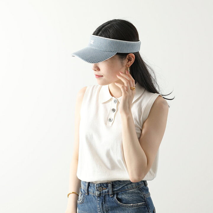 楽天市場】CELINE セリーヌ サンバイザー 2AUP1296V.08WV レディース 