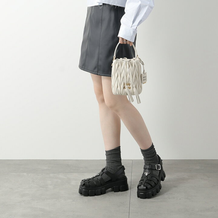 楽天市場】MIUMIU ミュウミュウ バケットバッグ MATELASSE マテラッセ 