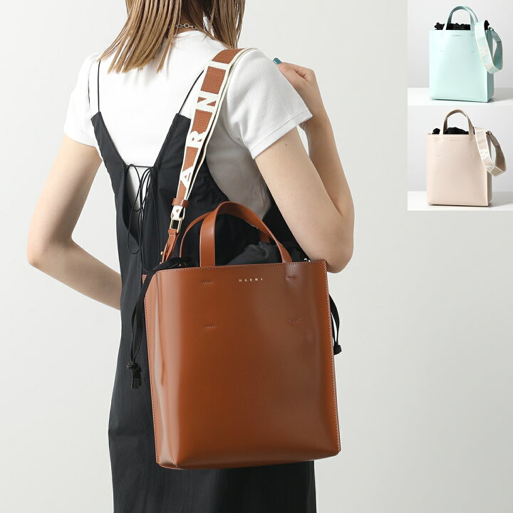 楽天市場】MARNI マルニ トートバッグ MUSEO SMALL ミュゼオ スモール  