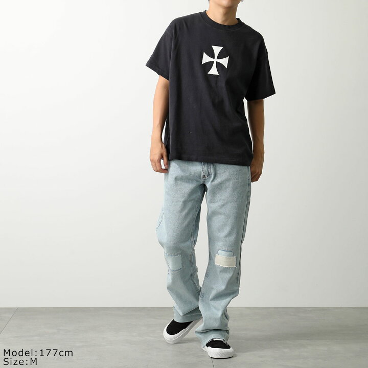 楽天市場】ASKYURSELF アスクユアセルフ 半袖 Tシャツ CROSS PATCH 