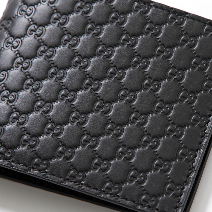 楽天市場】GUCCI グッチ 二つ折り財布 MICRO GUCCI SSIMA マイクロ 
