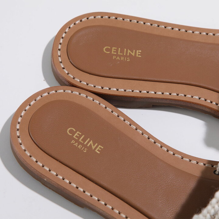 楽天市場】CELINE セリーヌ サンダル LYMPIA リンピア MULE 15 