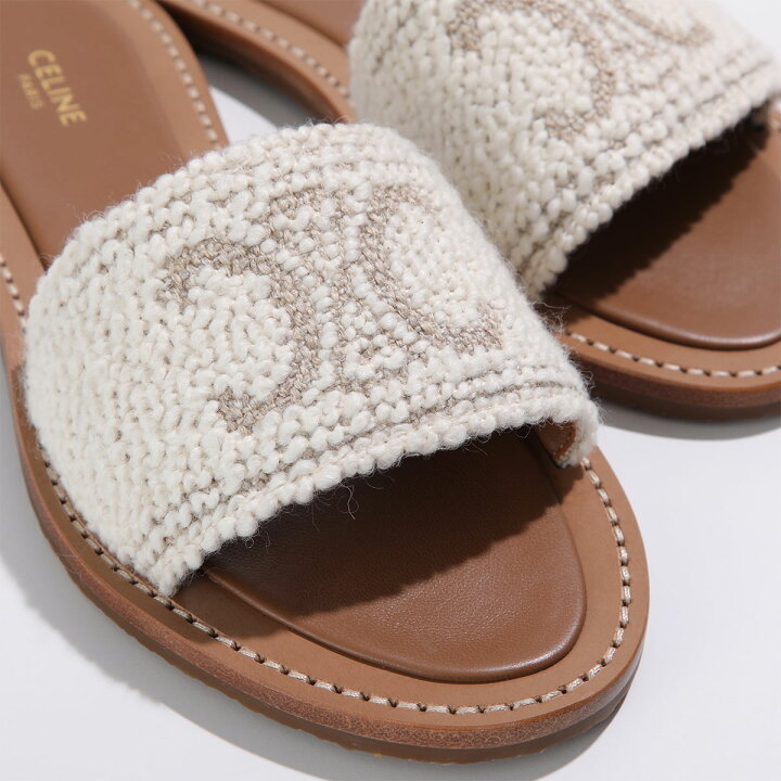 楽天市場】CELINE セリーヌ サンダル LYMPIA リンピア MULE 15 