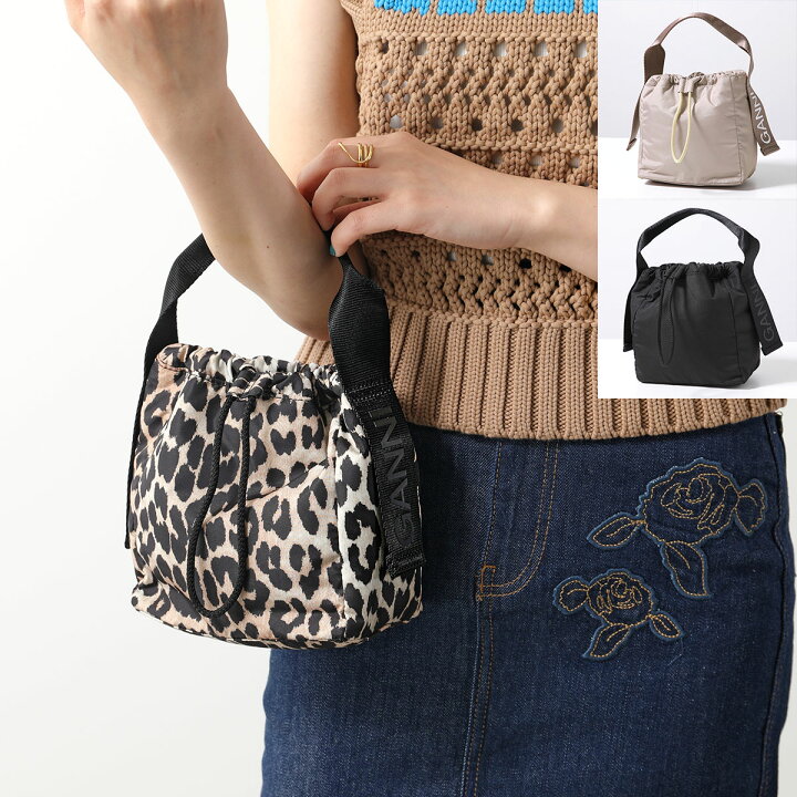 楽天市場】GANNI ガニー ハンドバッグ RECYCLED TECH POUCH A5740 