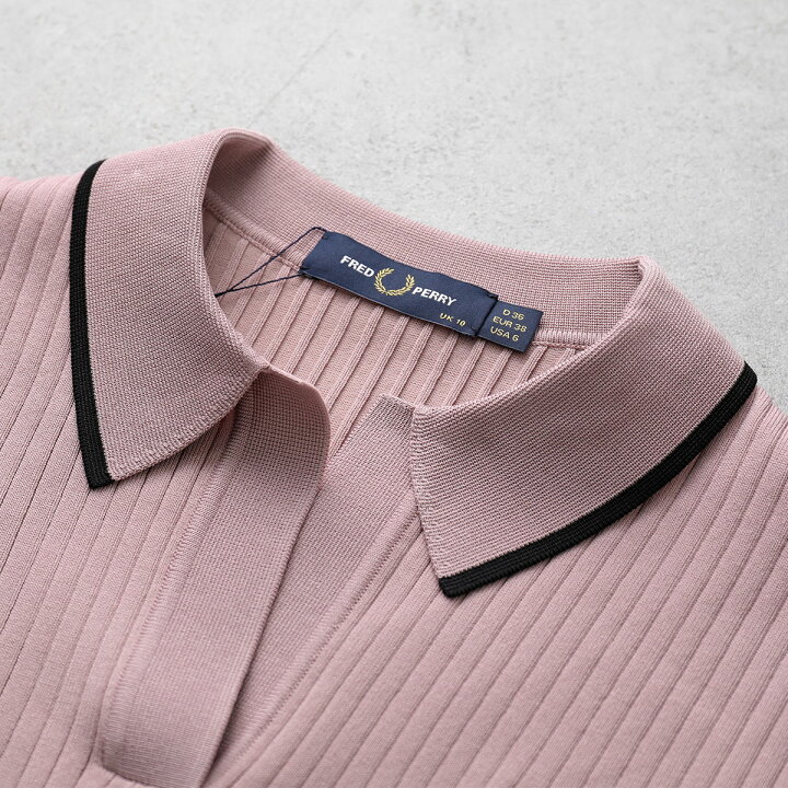 楽天市場】FRED PERRY フレッドペリー ニットトップス SHEER TRIM 