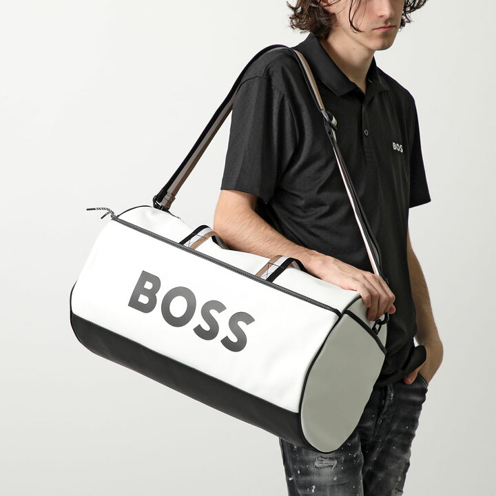 楽天市場】HUGO BOSS ヒューゴボス ボストンバッグ BLACK Berrettini 