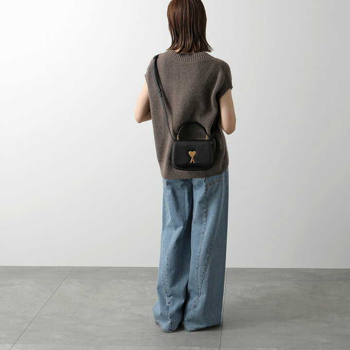 楽天市場】ami paris アミパリス ハンドバッグ MINI PARIS BAG トップ