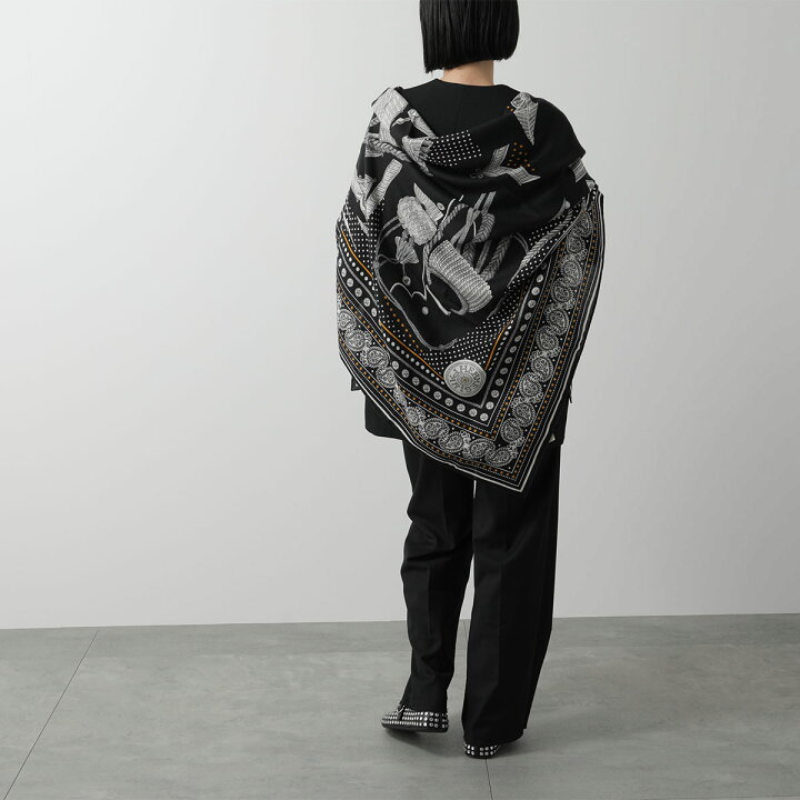 楽天市場】HERMES エルメス スカーフ カシシル 140×140 カレ ジェアン  