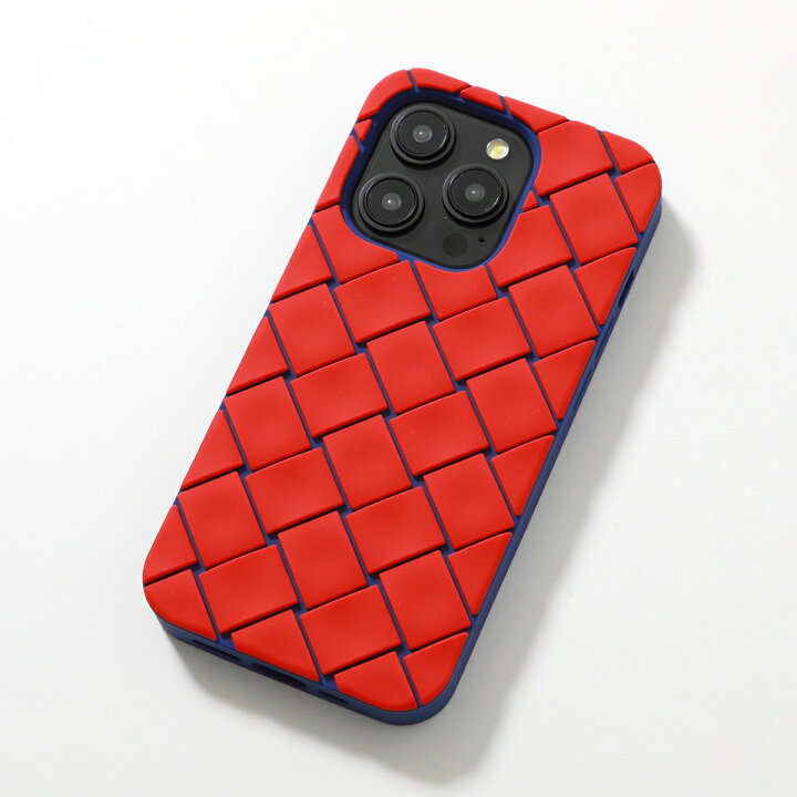 ボッテガ iPhone14Proケース 赤 - ソフト・ハードケース