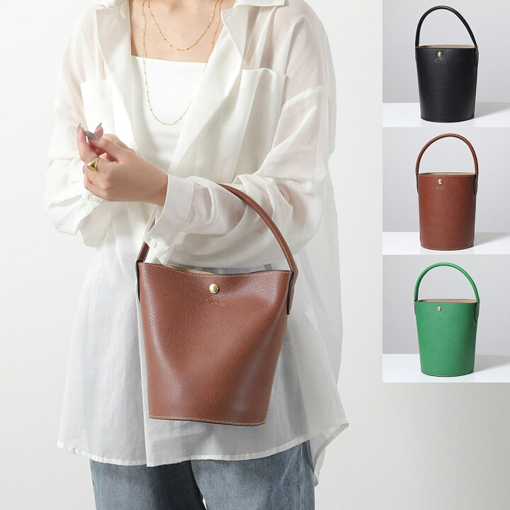 楽天市場】Longchamp ロンシャン バケットバッグ CUIR DE RUSSIE EPURE 