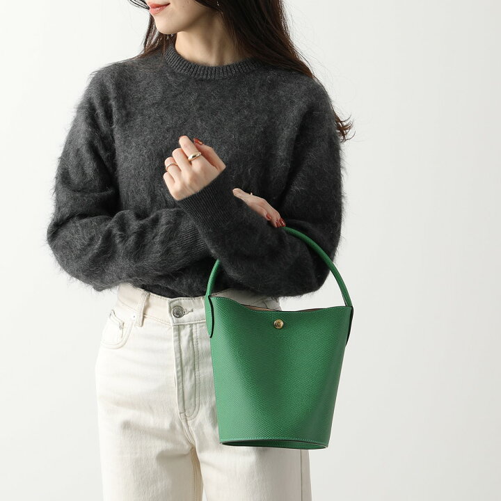 楽天市場】Longchamp ロンシャン バケットバッグ CUIR DE RUSSIE EPURE 