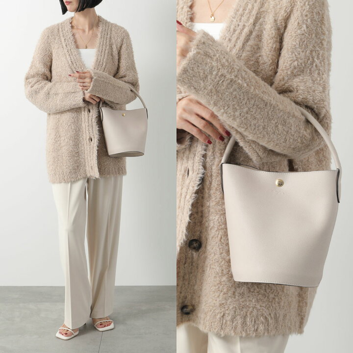 楽天市場】Longchamp ロンシャン バケットバッグ CUIR DE RUSSIE EPURE 