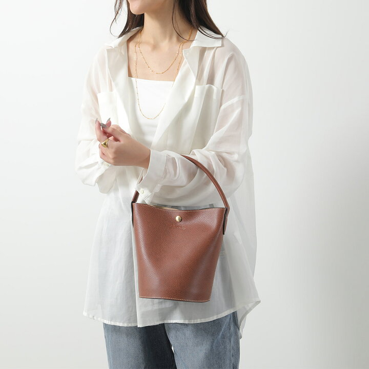 楽天市場】 Longchamp ロンシャン バケットバッグ CUIR DE RUSSIE  