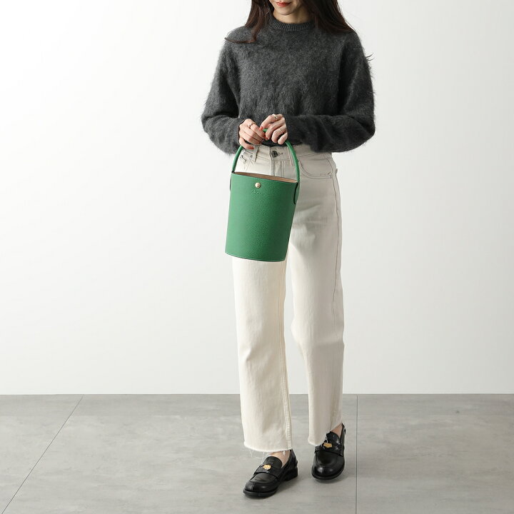 楽天市場】Longchamp ロンシャン バケットバッグ CUIR DE RUSSIE EPURE 